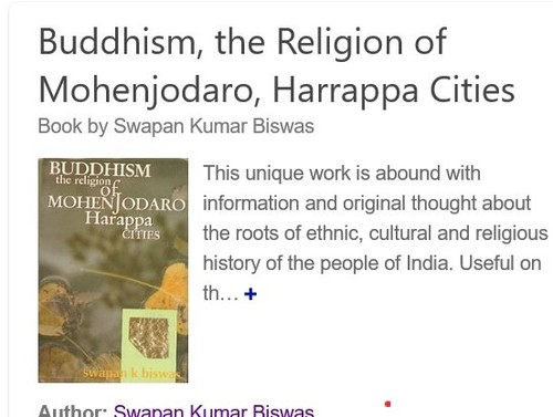 Cover for Buddhism, the religion of Mohenjodaro & Harappa cities