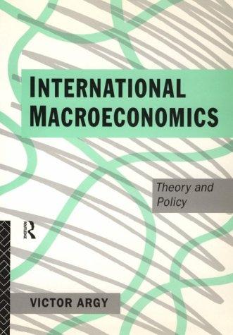 Cover for International macroeconomics