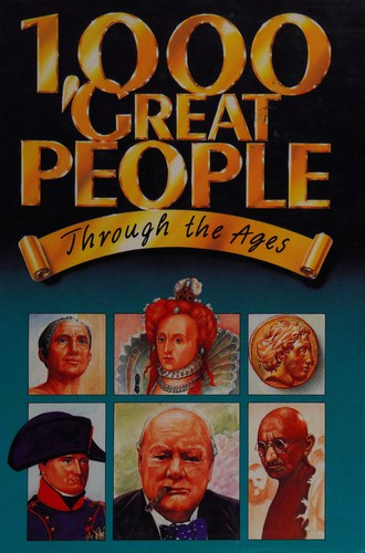Cover for 1000 great people