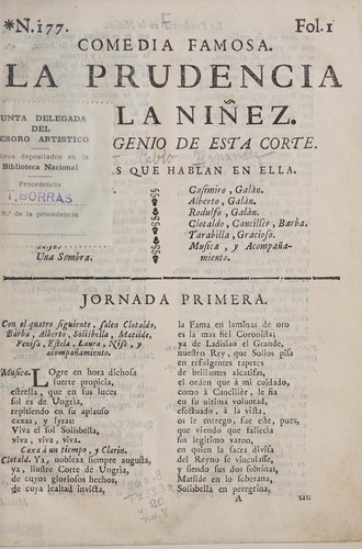 Cover for La prudencia en la niñez