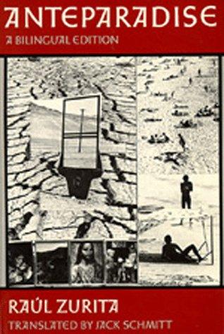 Cover for Anteparadise, A Bilingual edition