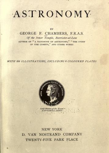 Cover for Astronomy