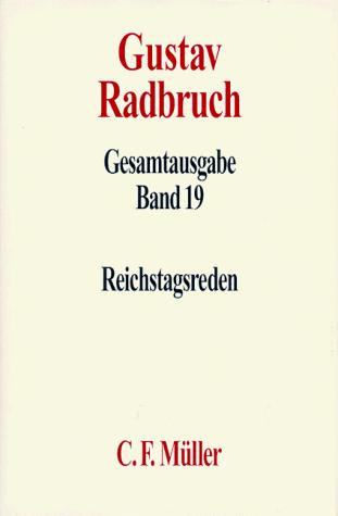 Cover for Reichstagsreden