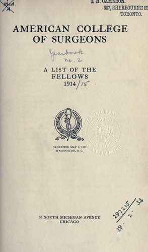 Cover for Yearbook
