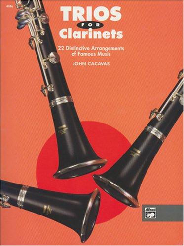 Cover for Trios for Clarinets (John Cacavas Trio)