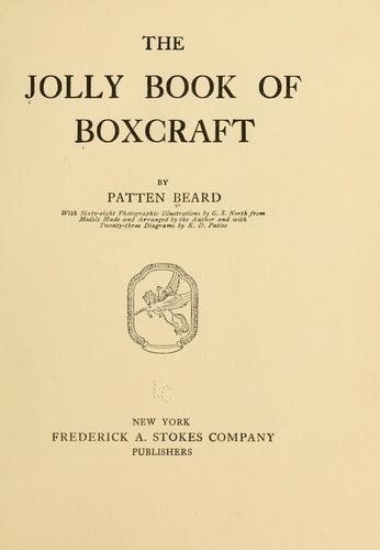 Cover for The jolly book of boxcraft