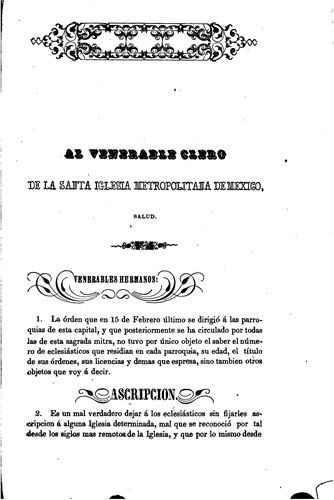 Cover for Carta que el doctor D. Lazaro de la Garza y Ballesteros, Arzobispo de Mexico, dirige el ...