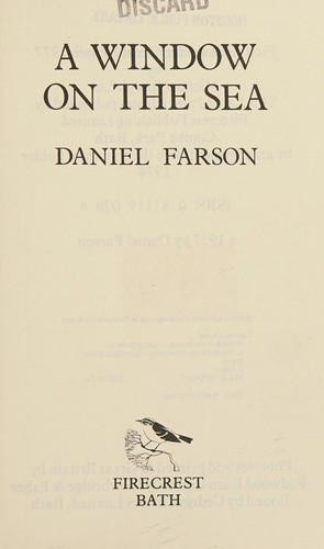 Cover for A window on the sea