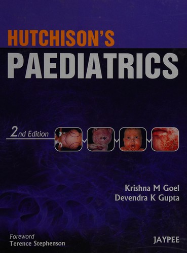 Cover for Hutchison's paediatrics