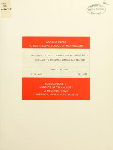 Cover for Long-term contracts