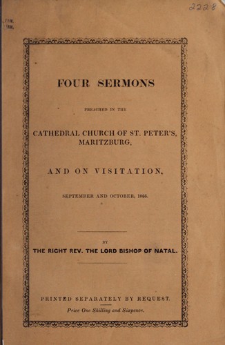 Cover for Four sermons