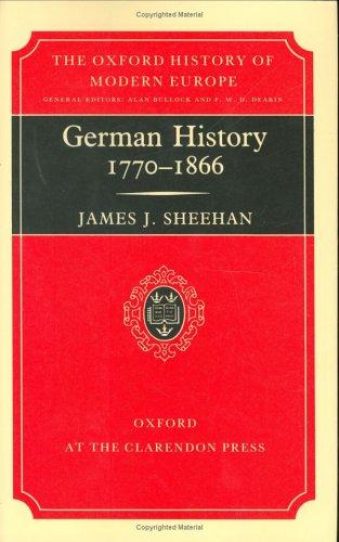 Cover for German history, 1770-1866
