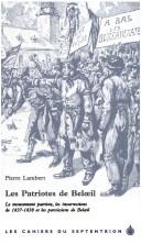 Cover for Les patriotes de Beleil