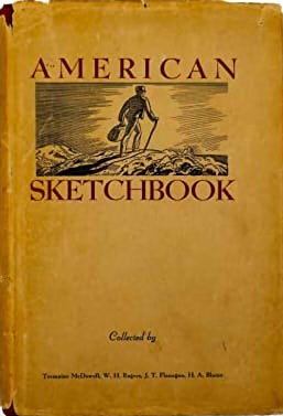 Cover for American sketchbook