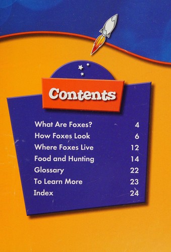 Cover for Foxes