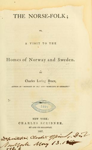 Cover for The Norse-folk