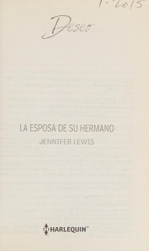 Cover for Esposa de Su Hermano : (His Brother's Wife)