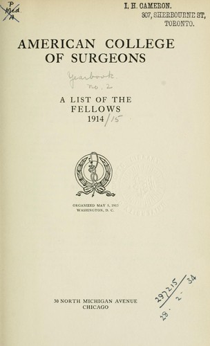Cover for Yearbook
