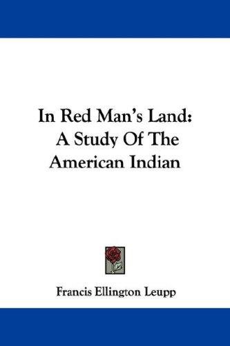 Cover for In Red Man's Land