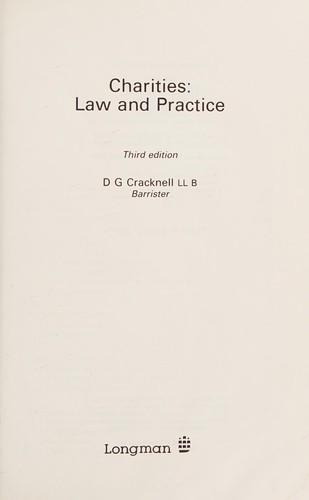 Cover for Charities