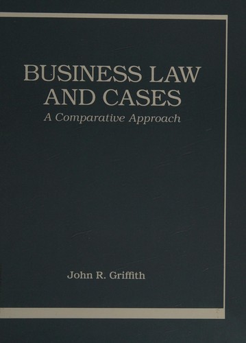 Cover for Business law and cases