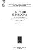 Cover for Leopardi e Bologna