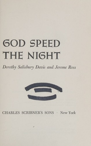 Cover for God speed the night