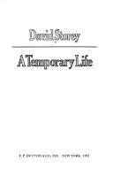 Cover for A temporary life.