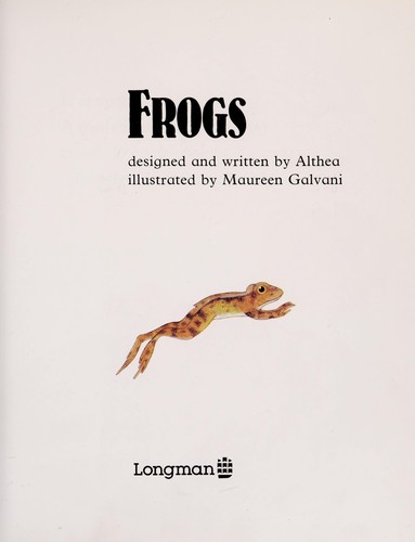 Cover for Frogs
