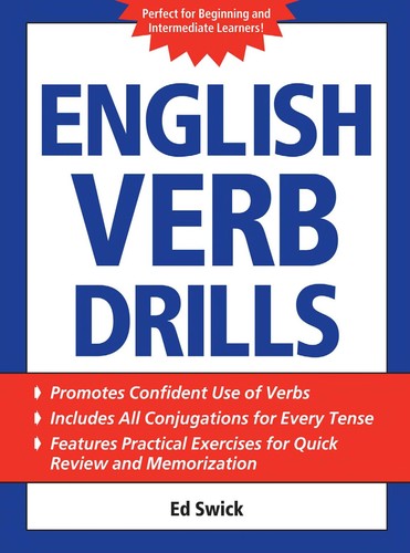 Cover for English verb drills
