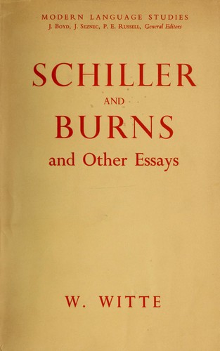 Cover for Schiller and Burns