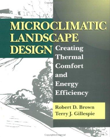 Cover for Microclimatic landscape design