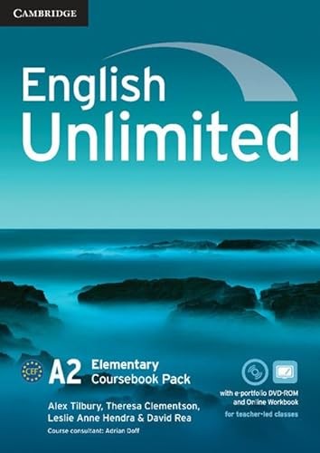 Cover for English Unlimited Elementary Coursebook with e-Portfolio and Online Workbook Pack
