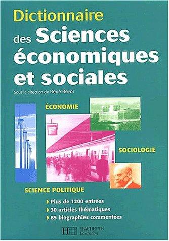 Cover for Dictionnaire des sciences economiques et sociales