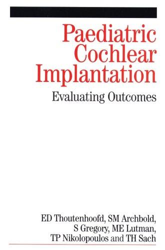 Cover for Paediatric Cochlear Implantation