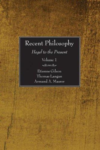 Cover for Recent Philosophy, 2 Volumes