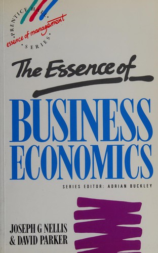 Cover for The essence of business economics