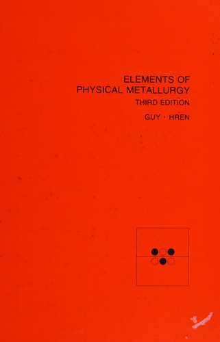 Cover for Elements of physical metallurgy