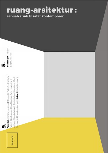 Cover for Ruang - Arsitektur: sebuah studi filsafat kontemporer
