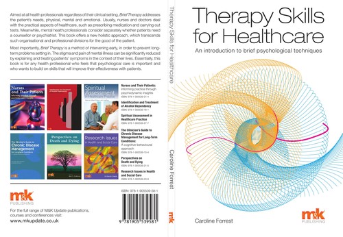 Cover for Therapy skills for healthcare