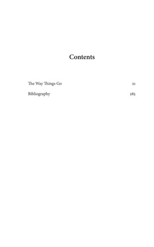 Cover for Way Things Go