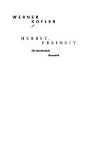 Cover for Herbst, Freiheit