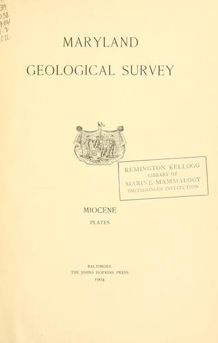 Cover for Miocene
