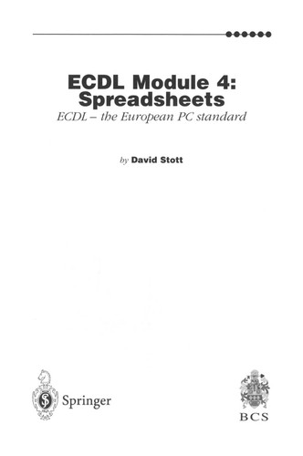 Cover for ECDL module 4.