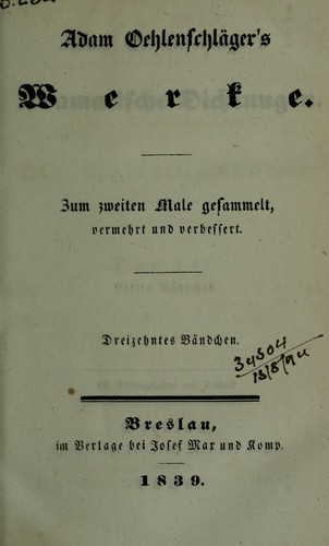 Cover for Werke
