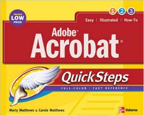 Cover for Adobe Acrobat 7.0 QuickSteps (Quicksteps)
