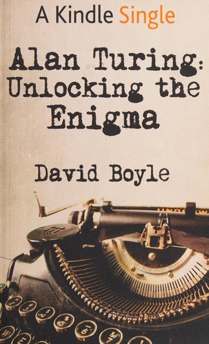 Cover for Alan Turing