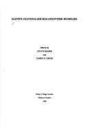 Cover for Eleven Old English Rogationtide homilies