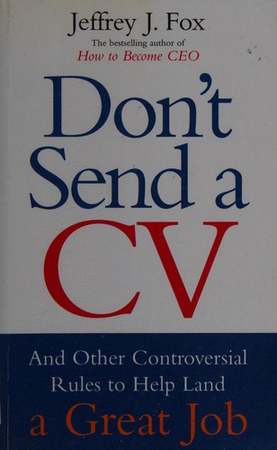 Cover for Don't Send a CV