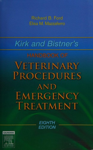 Cover for Kirk and Bistner's handbook of veterinary procedures and emergency treatment